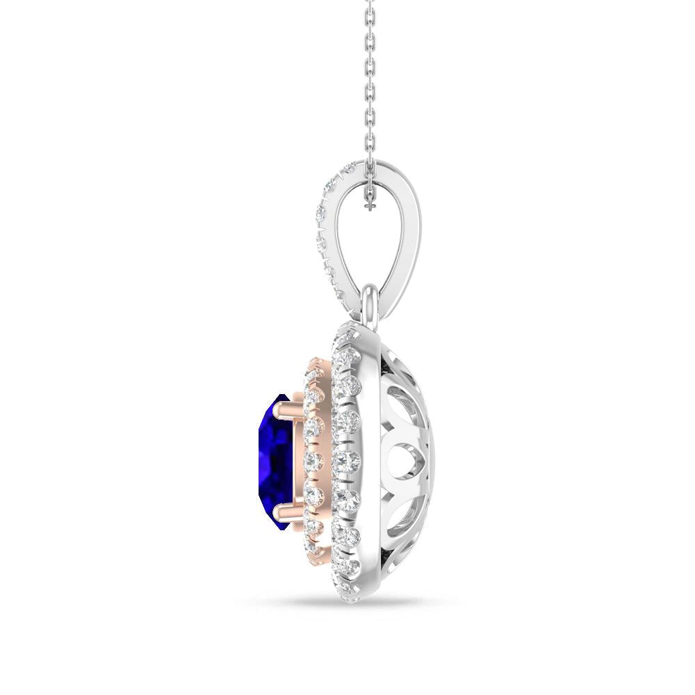 White Gold/Rose Gold - Tanzanite