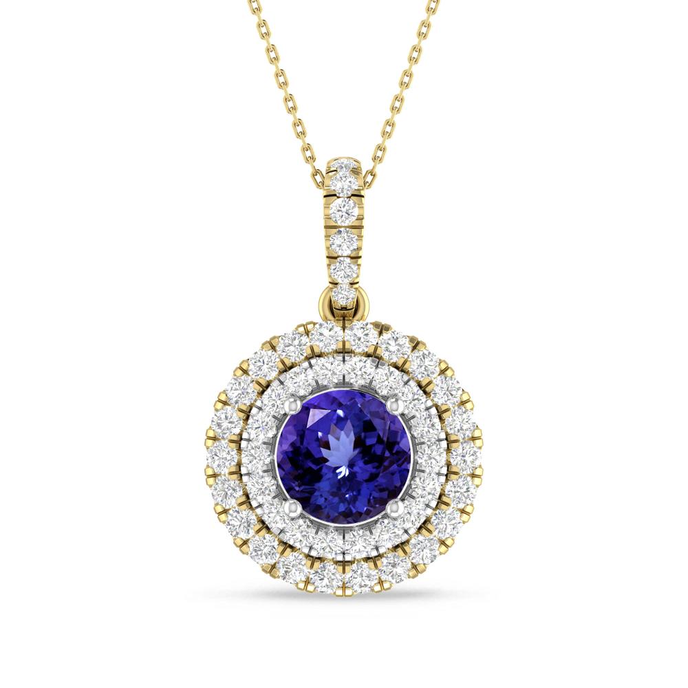 Yellow Gold/White Gold - Tanzanite