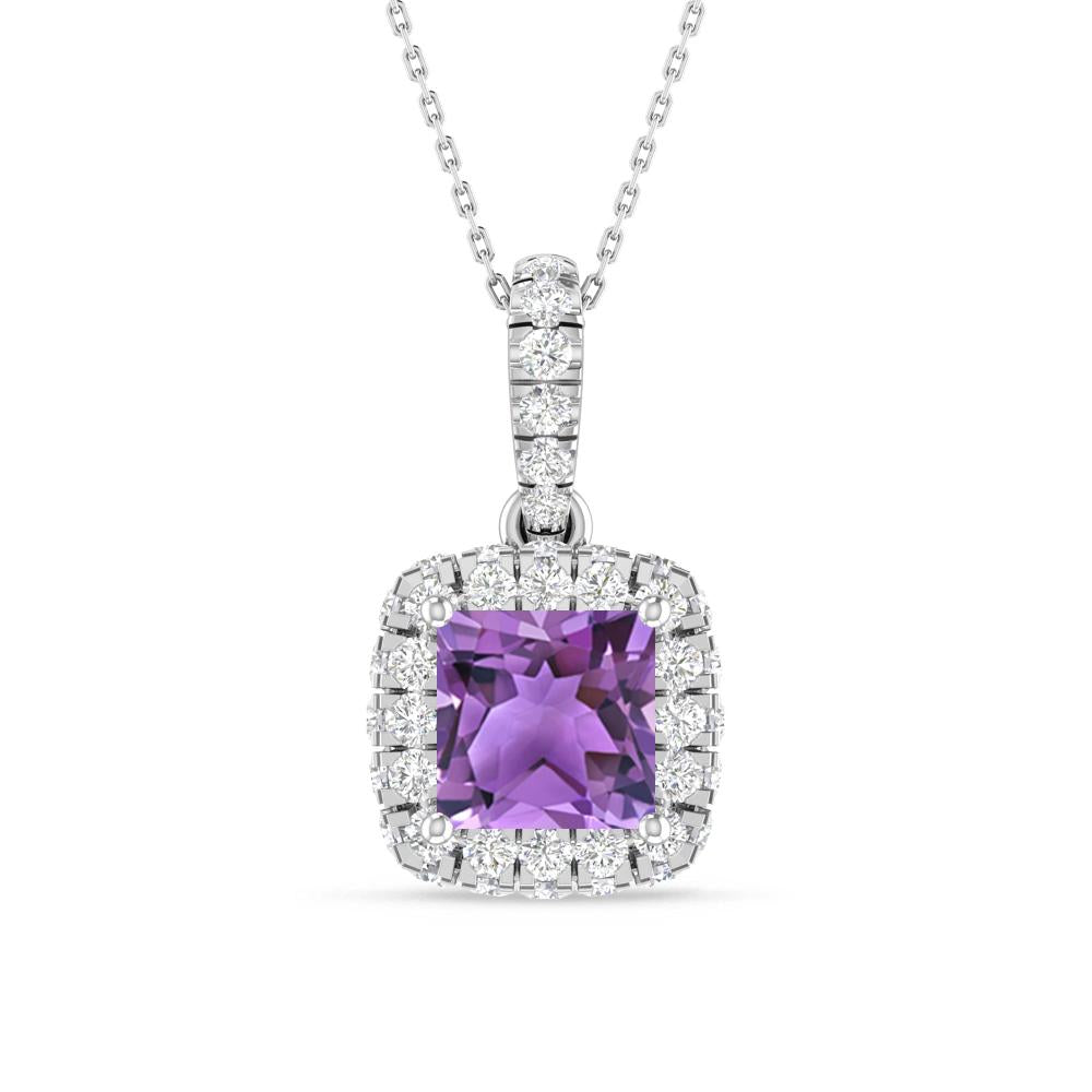 White Gold - Amethyst