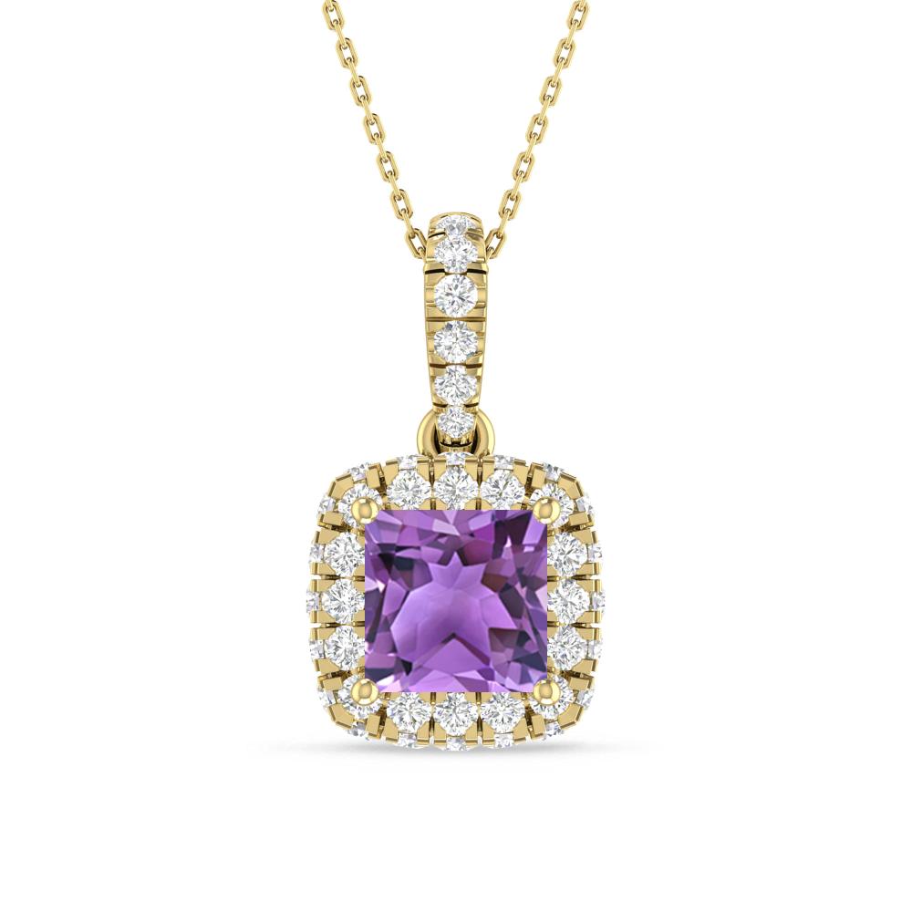 Yellow Gold - Amethyst