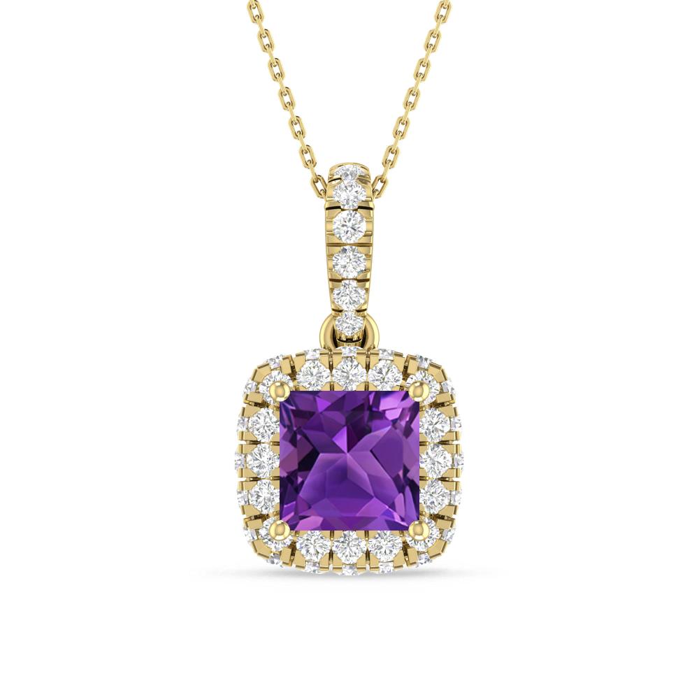 Yellow Gold - Amethyst