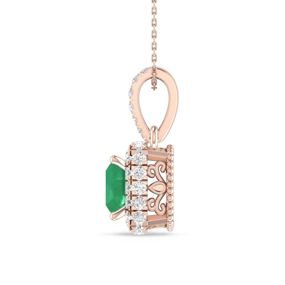 Rose Gold - Emerald
