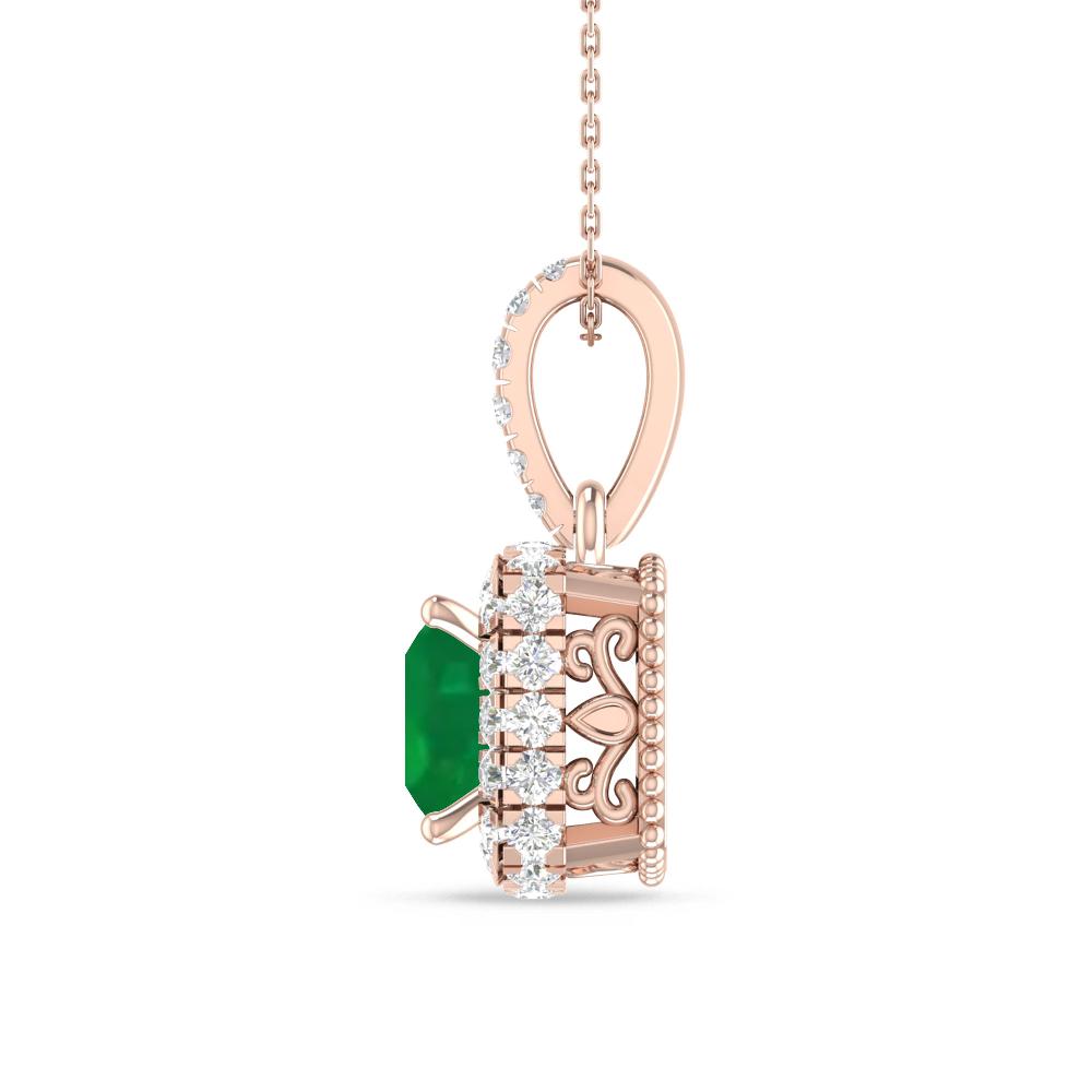 Rose Gold - Emerald