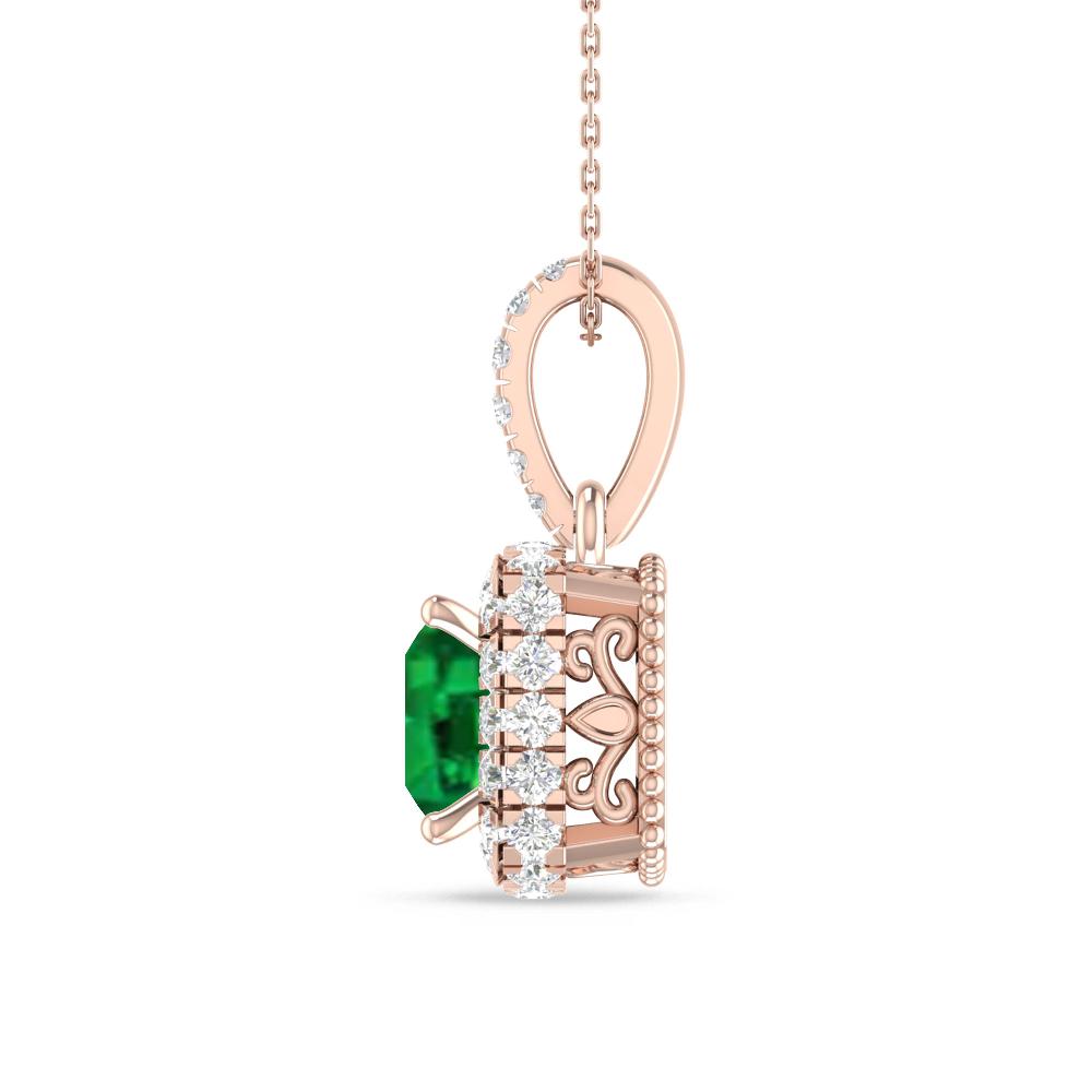 Rose Gold - Emerald