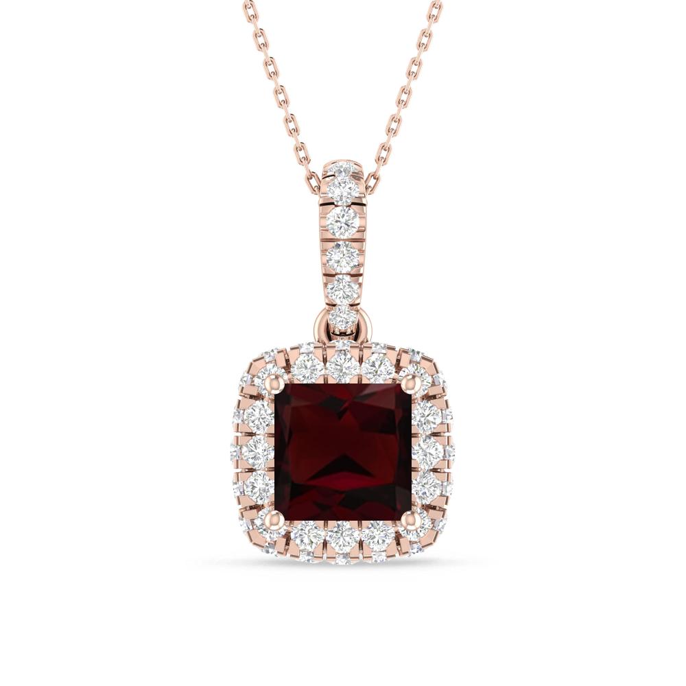 Rose Gold - Garnet