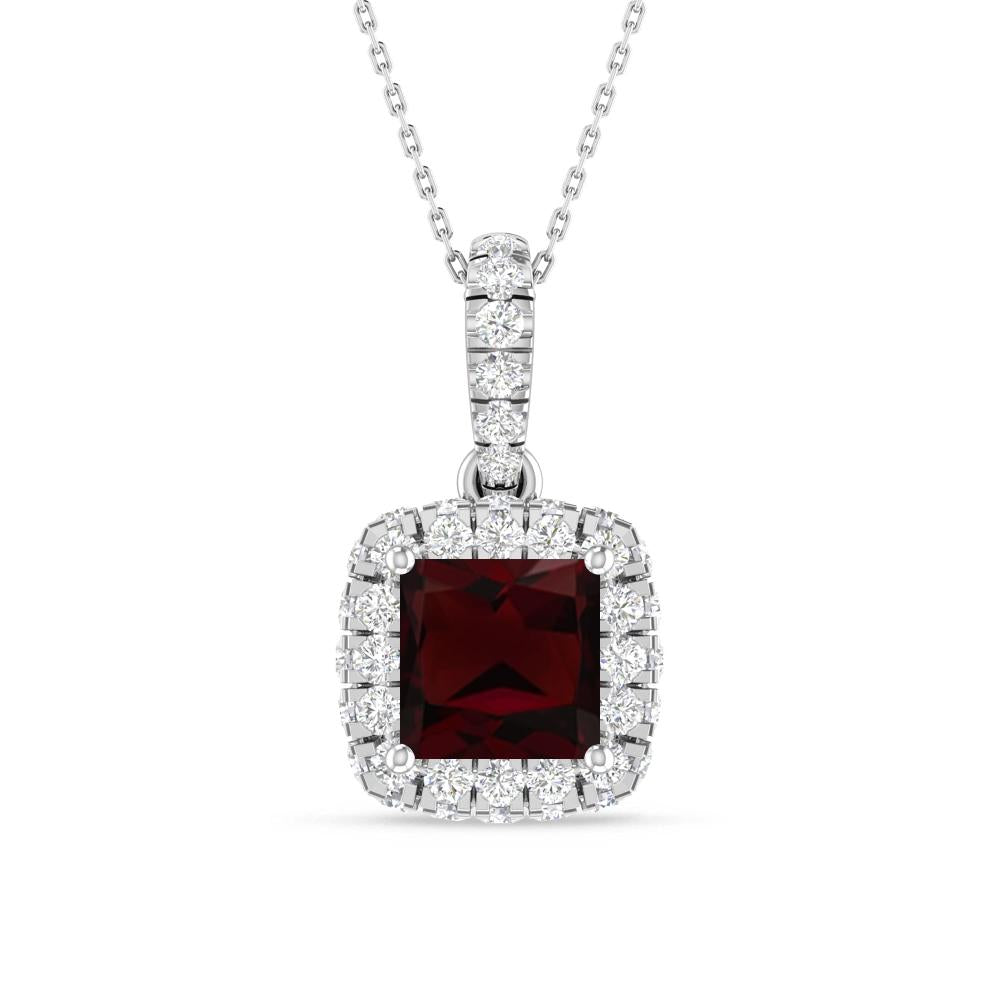 White Gold - Garnet