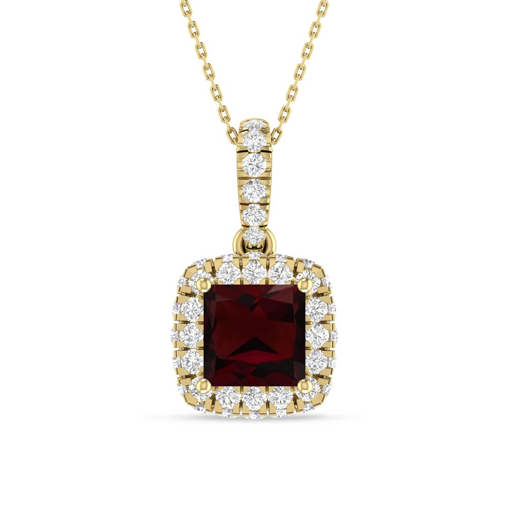 Yellow Gold - Garnet