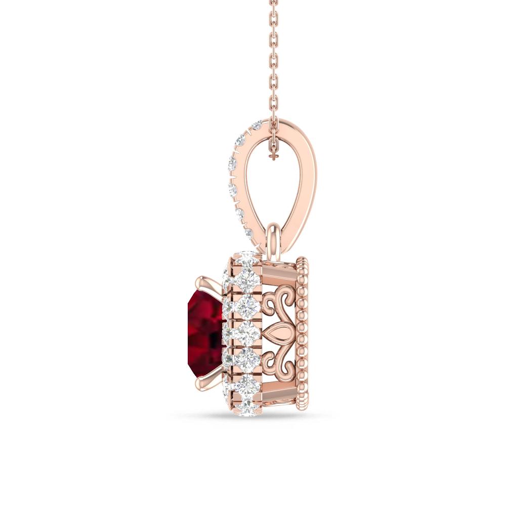 Rose Gold - Garnet
