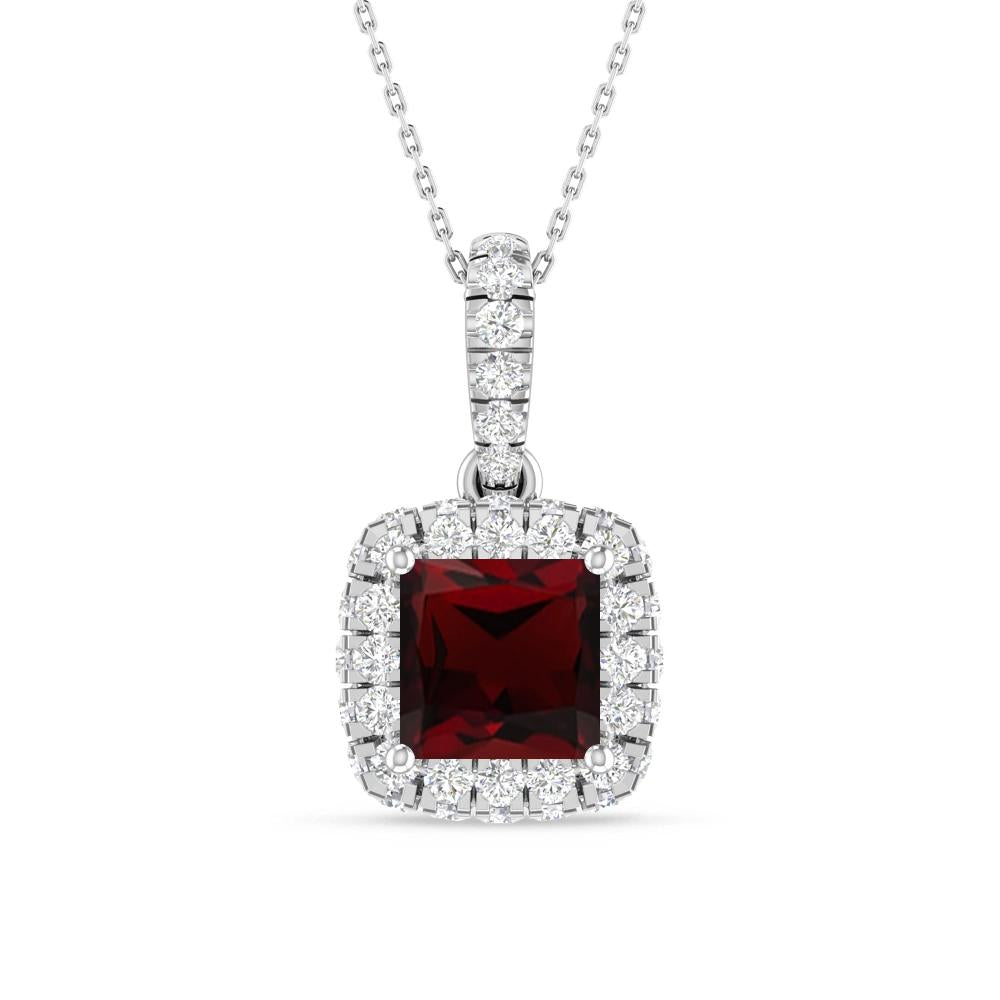 White Gold - Garnet