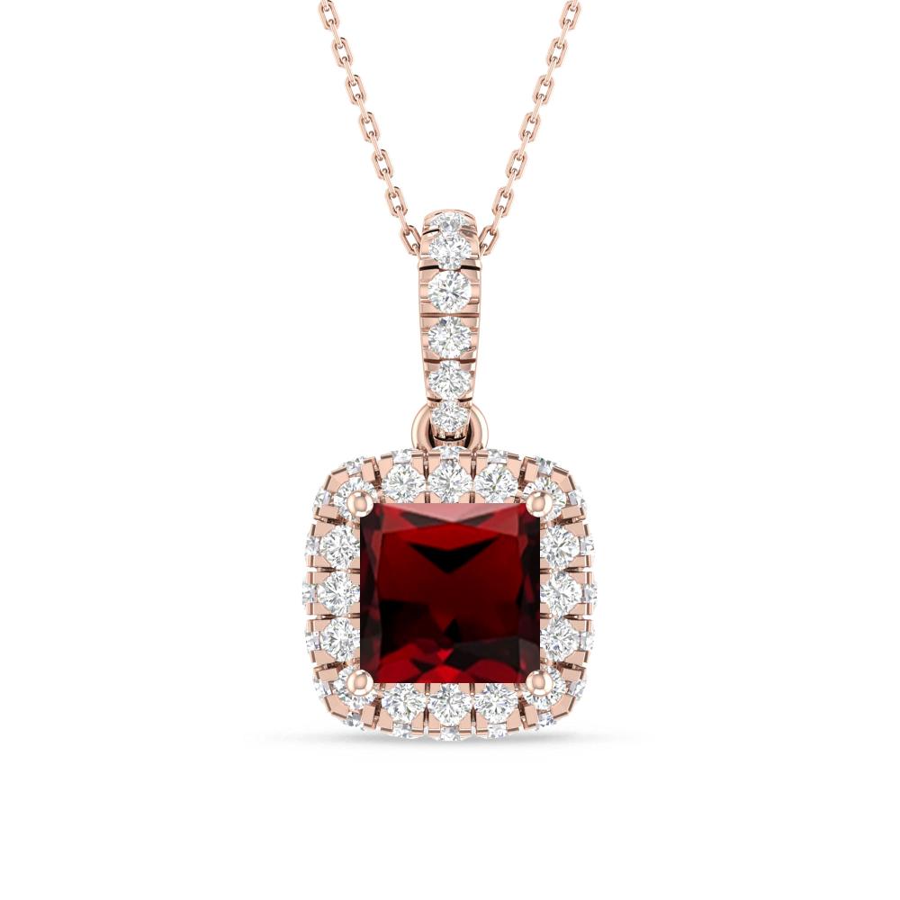 Rose Gold - Garnet
