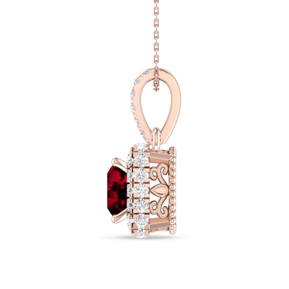 Rose Gold - Garnet