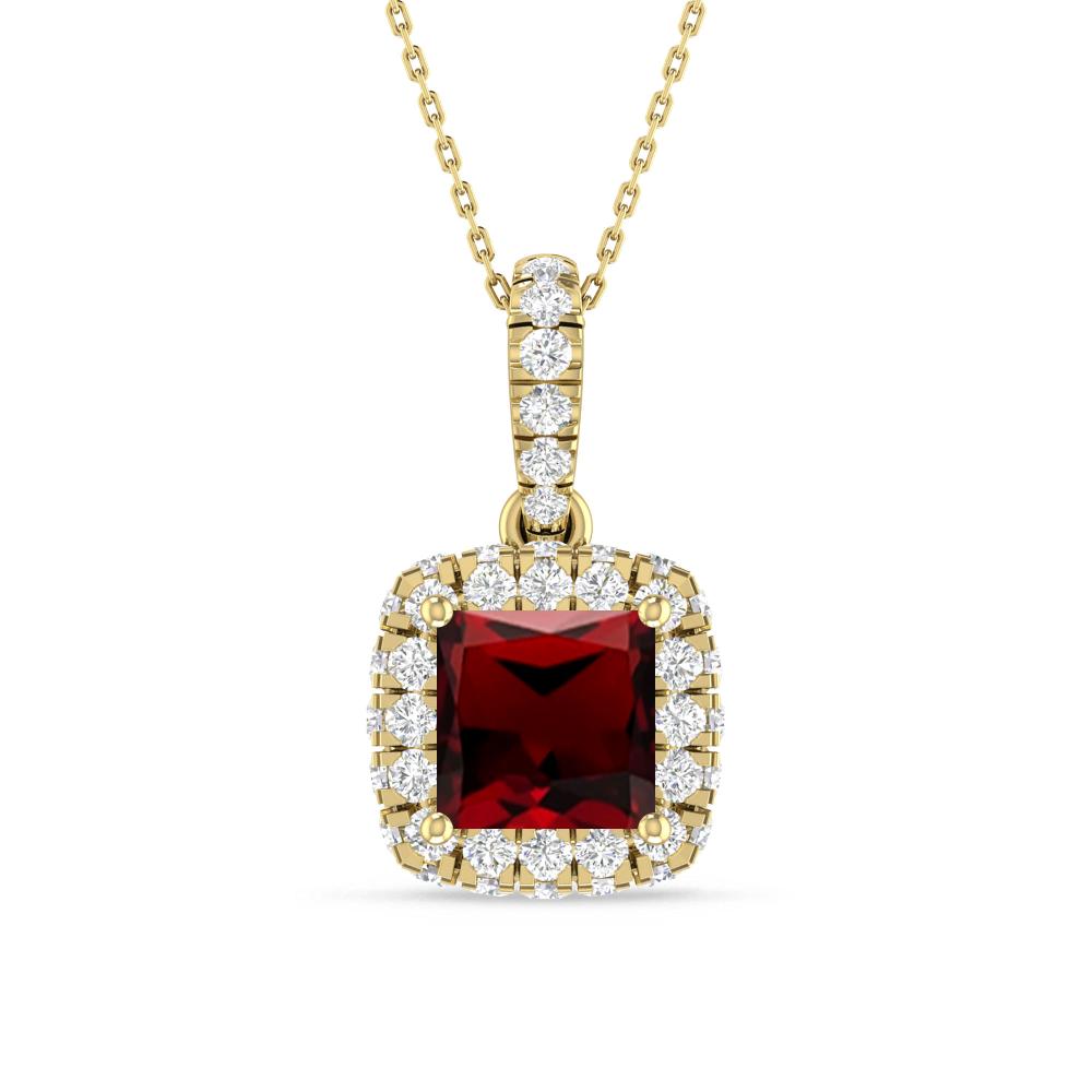 Yellow Gold - Garnet