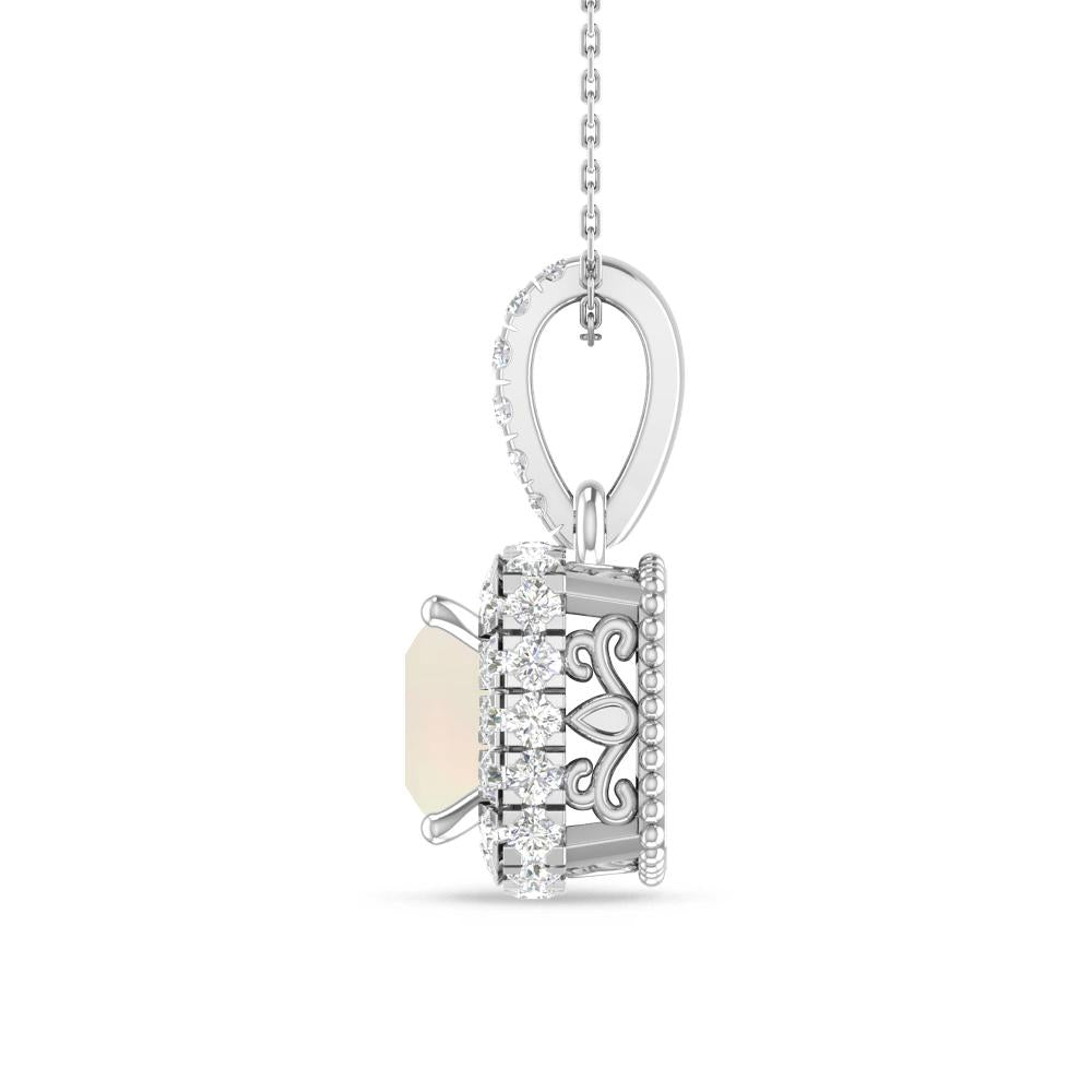 White Gold - Opal