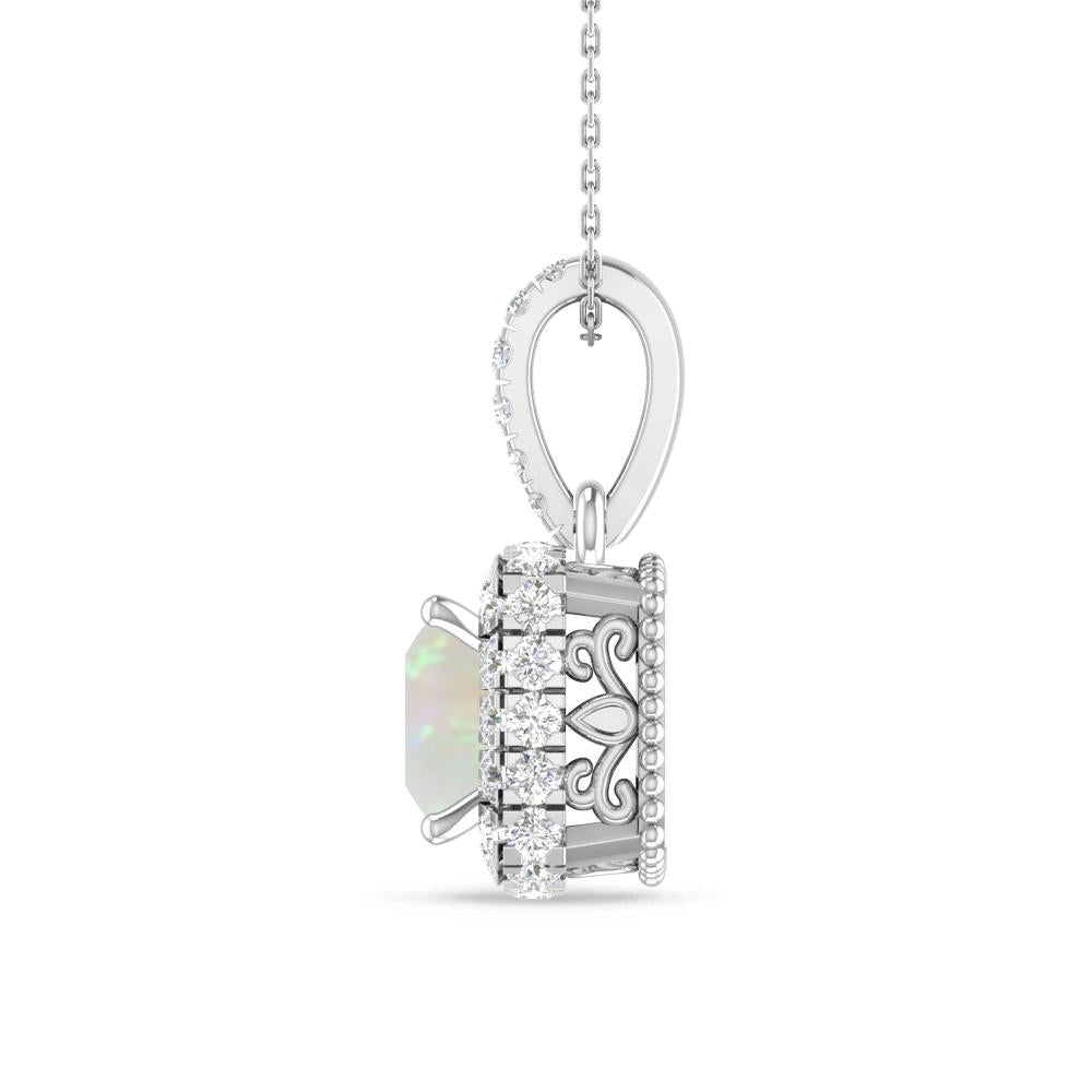 White Gold - Opal