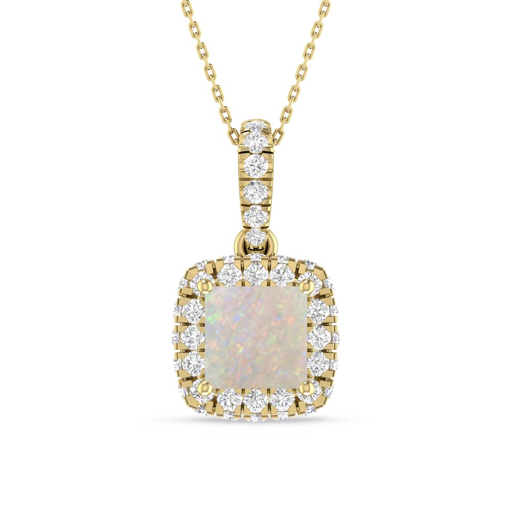 Yellow Gold - Opal