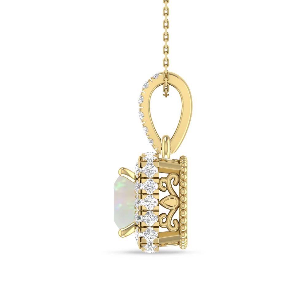 Yellow Gold - Opal