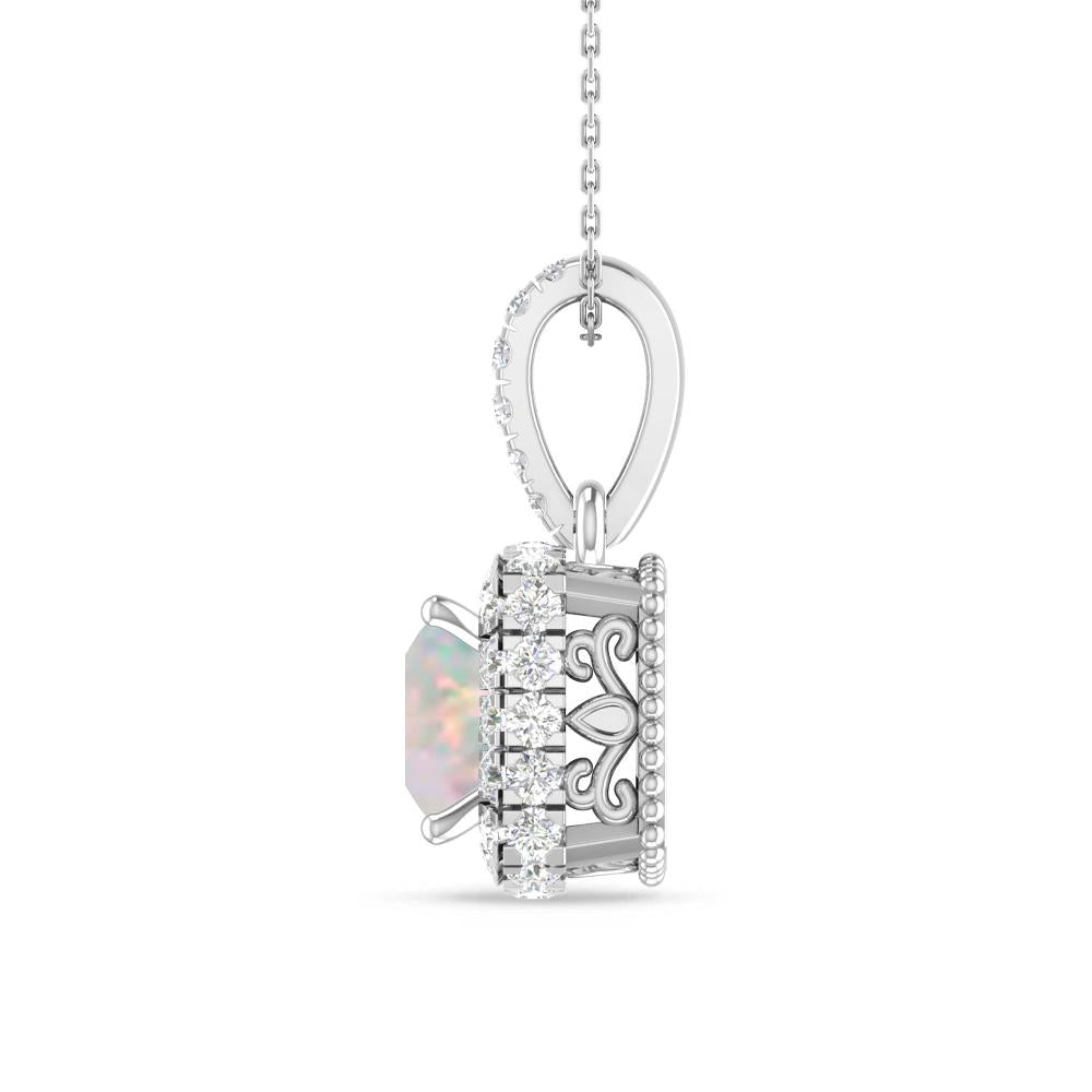 White Gold - Opal