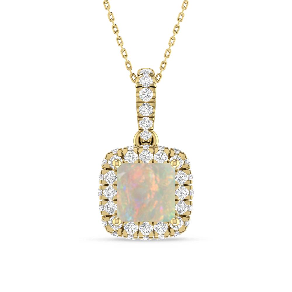 Yellow Gold - Opal
