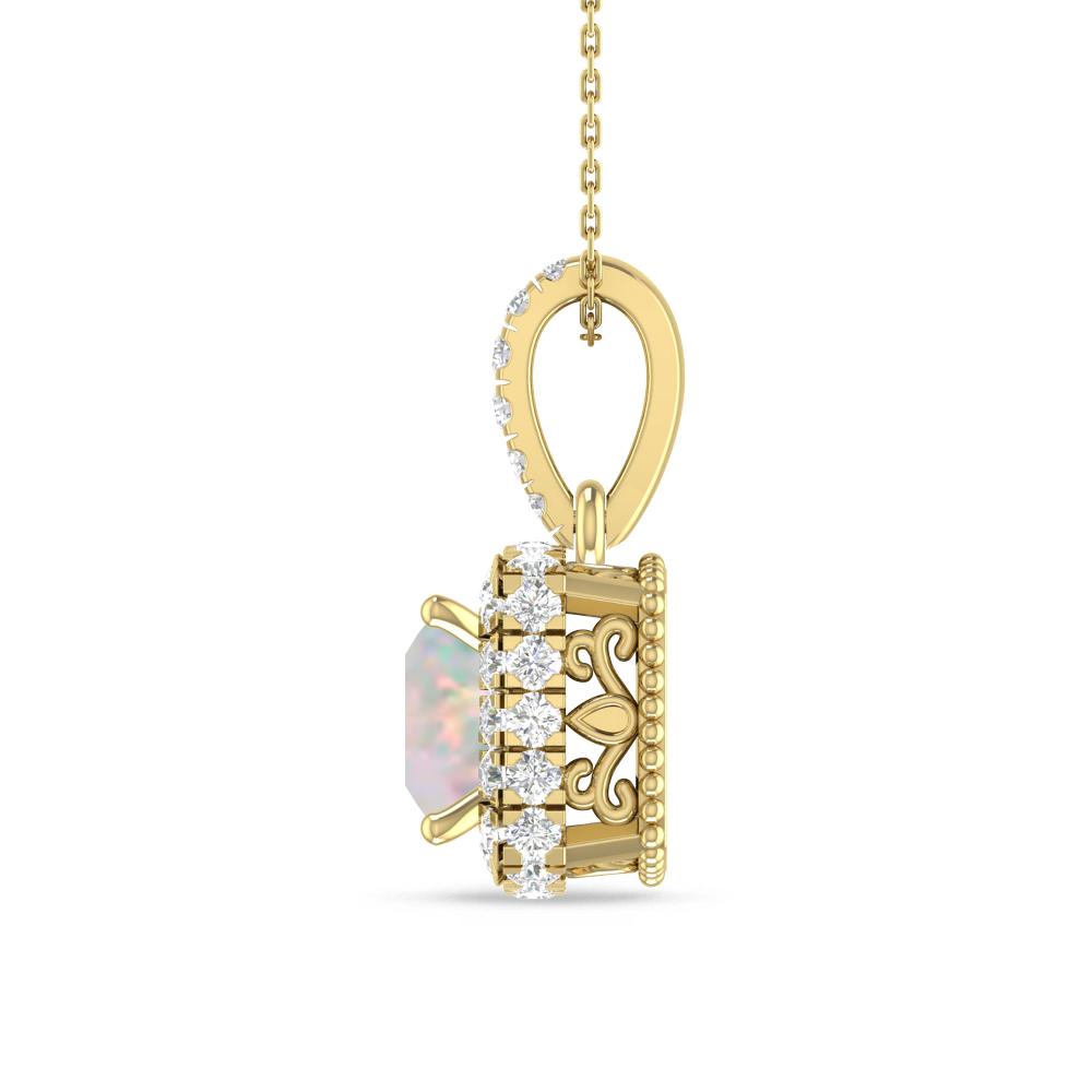 Yellow Gold - Opal