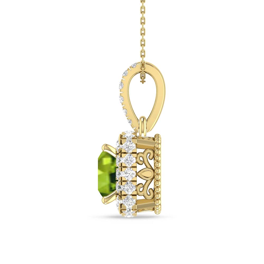 Yellow Gold - Peridot