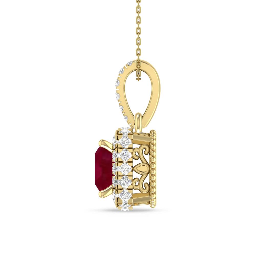 Yellow Gold - Ruby