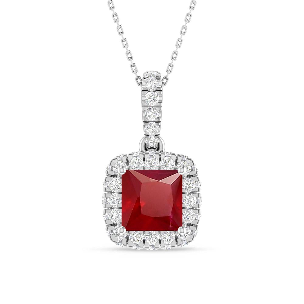 White Gold - Ruby