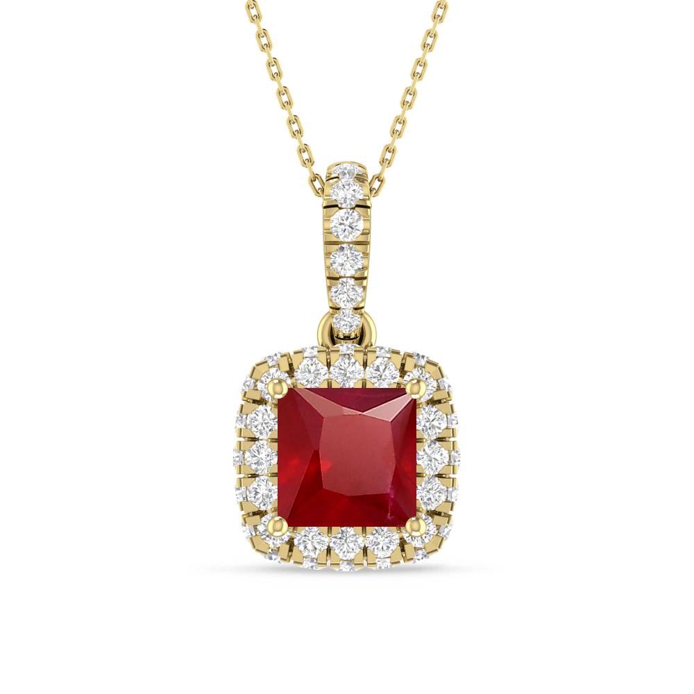 Yellow Gold - Ruby