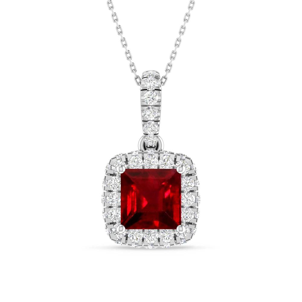 White Gold - Ruby