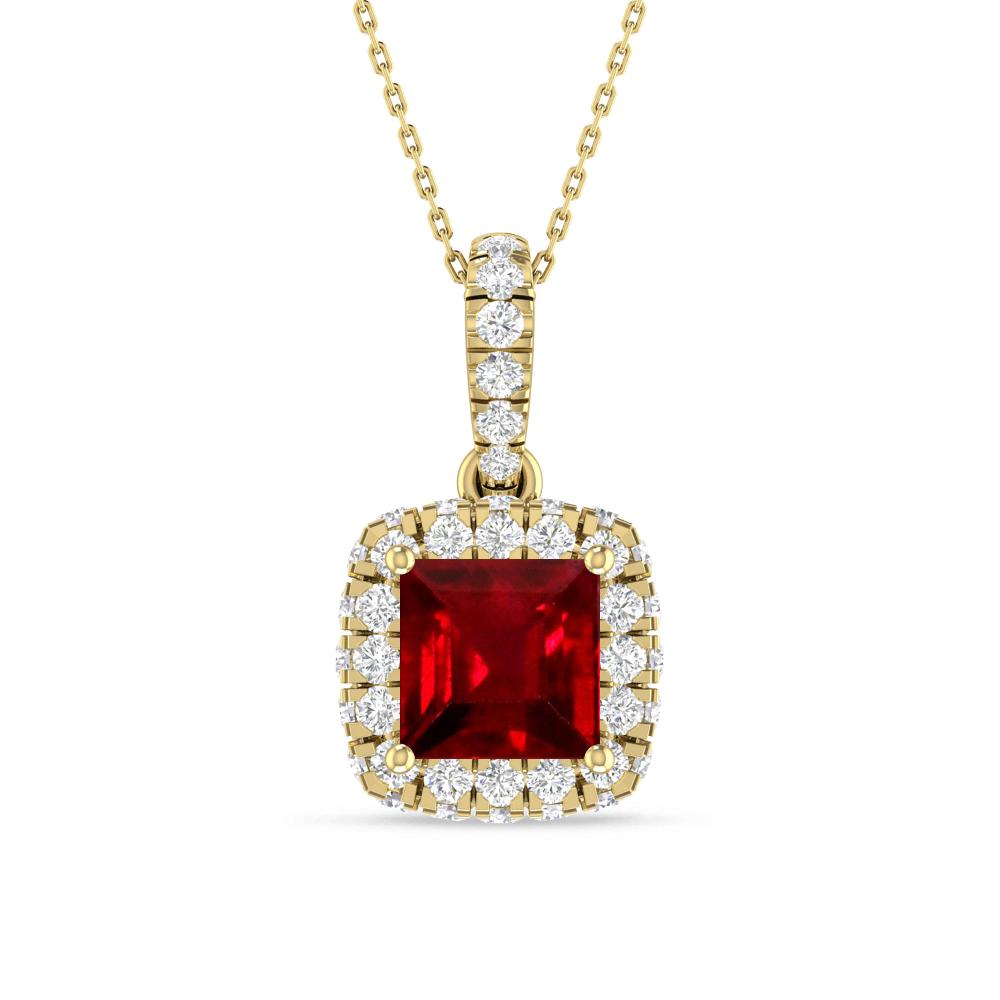 Yellow Gold - Ruby