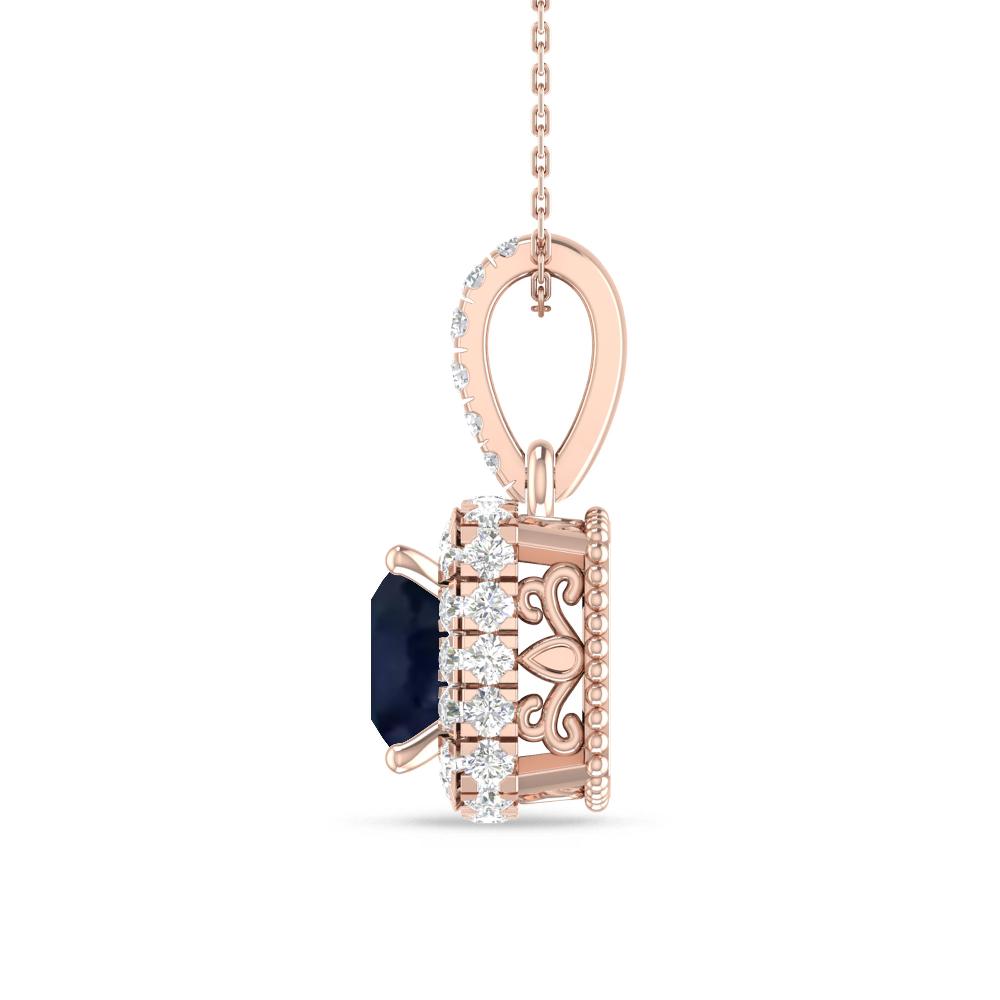 Rose Gold - Sapphire