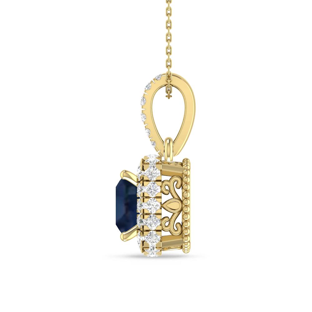 Yellow Gold - Sapphire