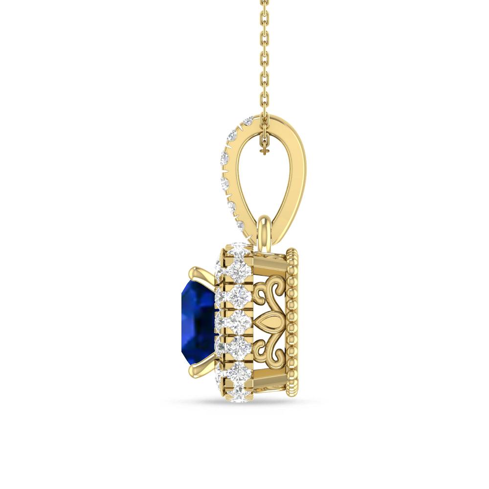 Yellow Gold - Sapphire