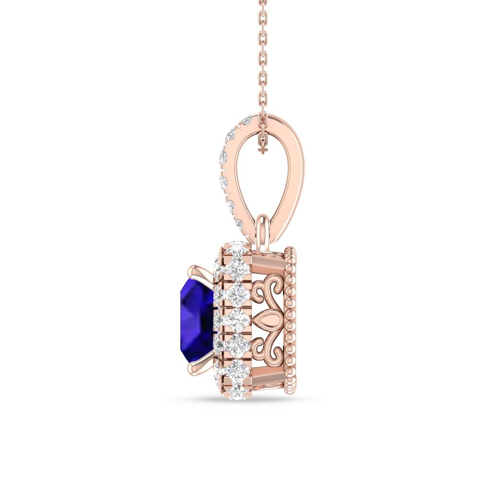 Rose Gold - Tanzanite