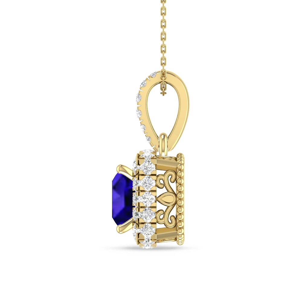 Yellow Gold - Tanzanite