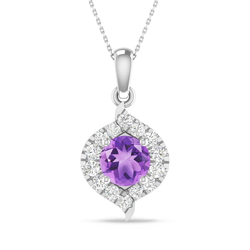 White Gold - Amethyst