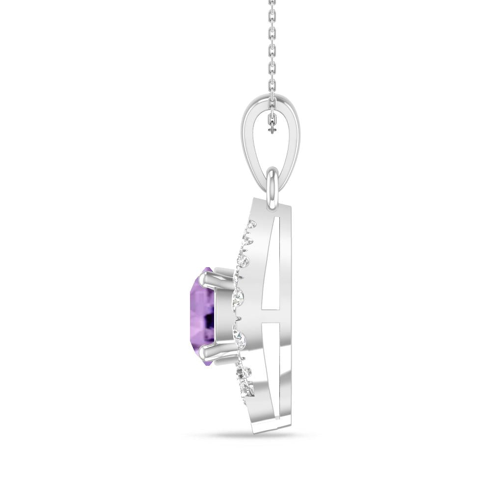 White Gold - Amethyst