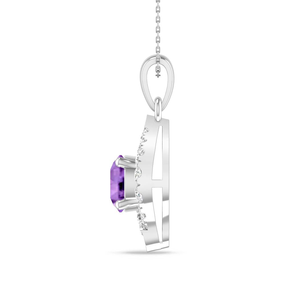 White Gold - Amethyst