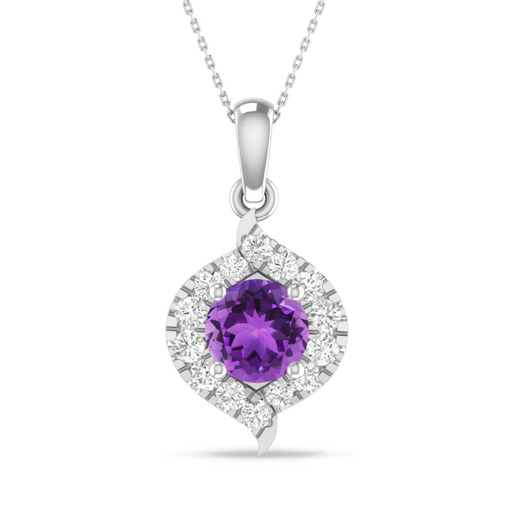 White Gold - Amethyst
