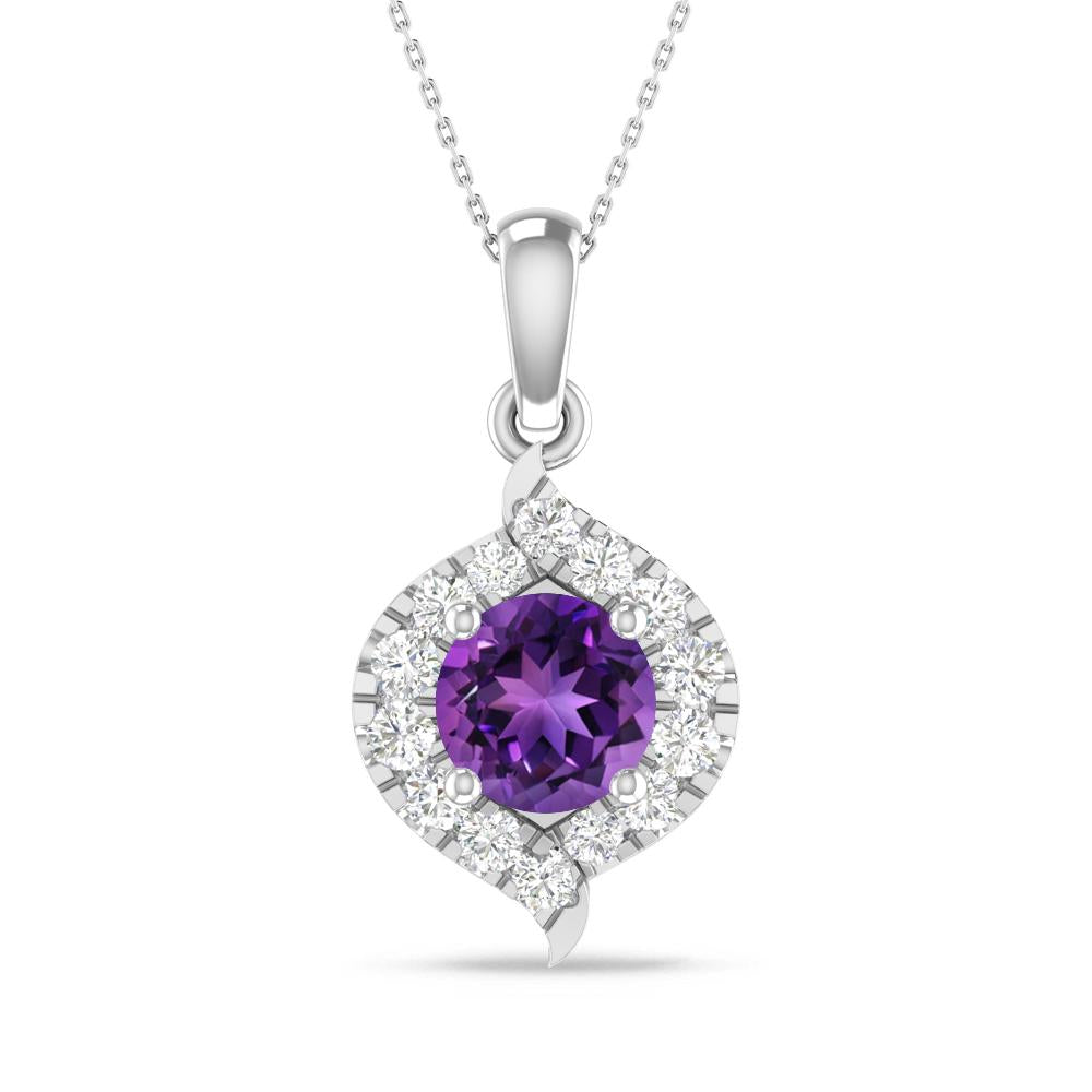 White Gold - Amethyst