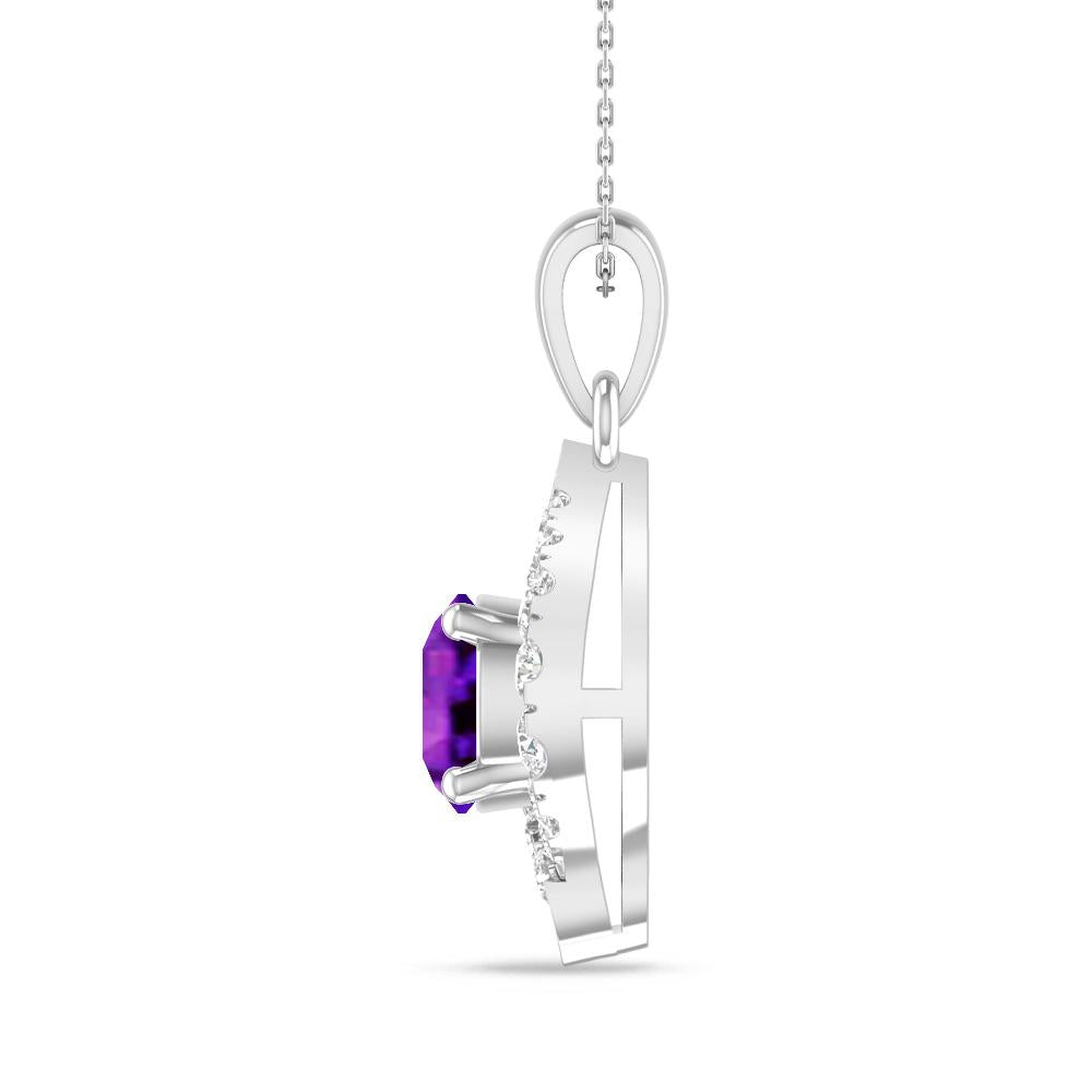 White Gold - Amethyst