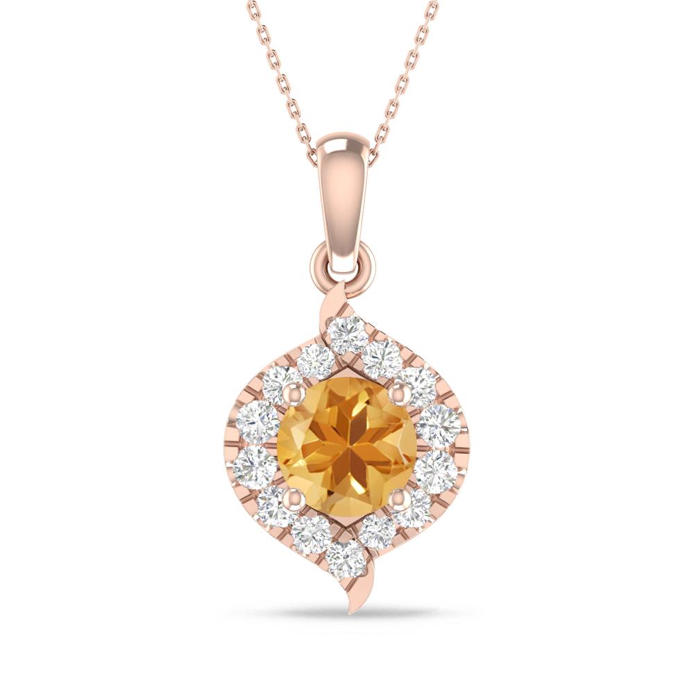 Rose Gold - Citrine