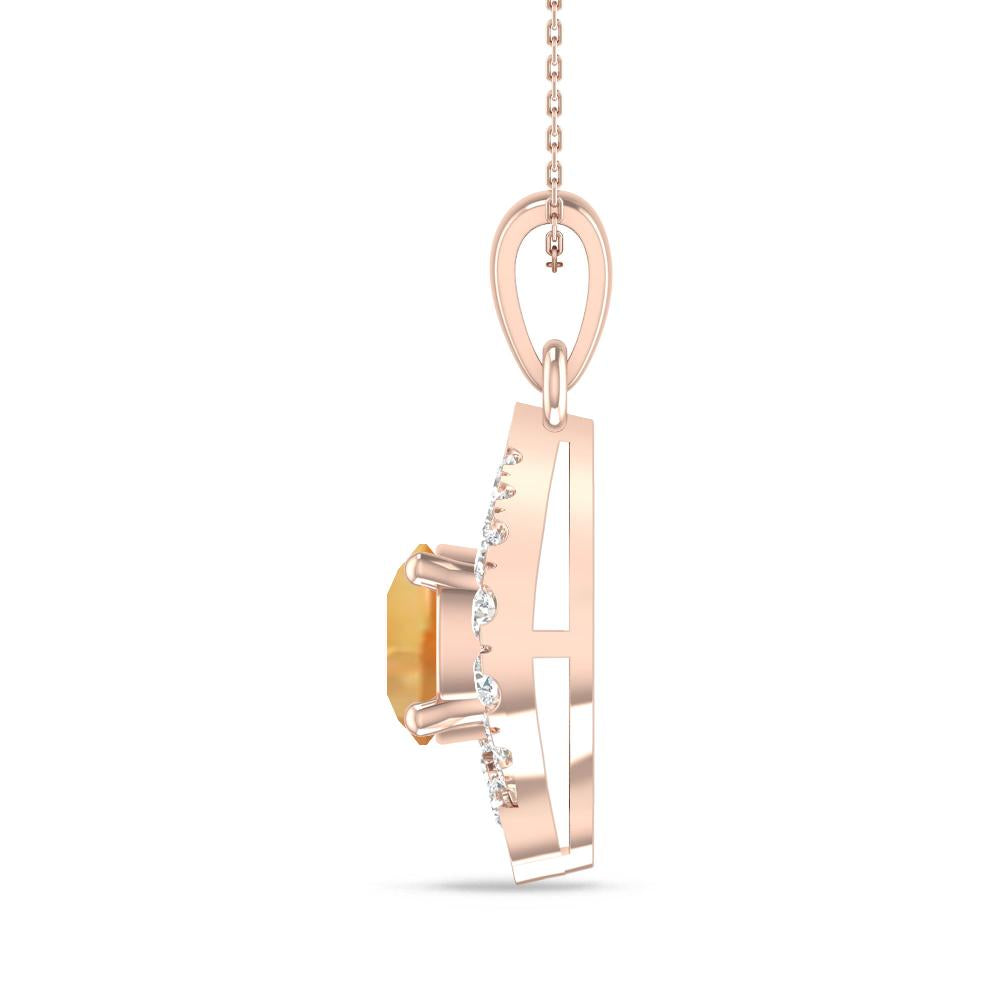 Rose Gold - Citrine