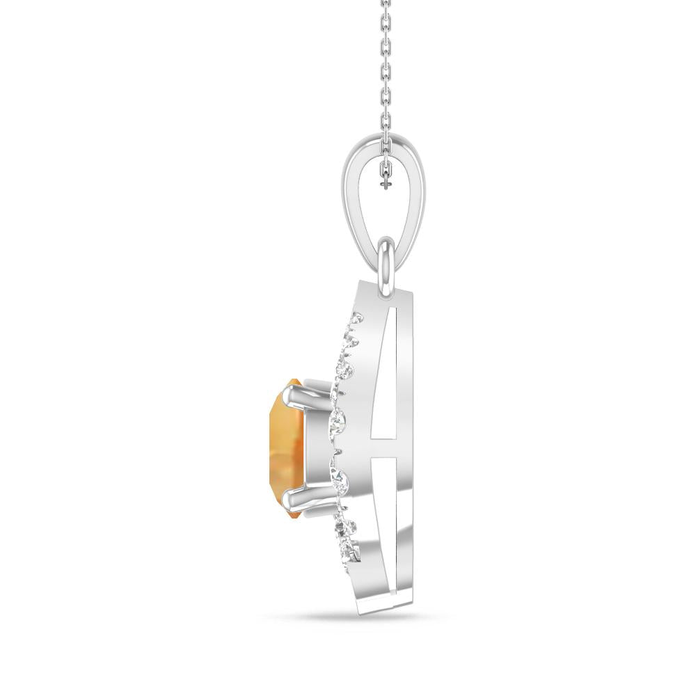 White Gold - Citrine