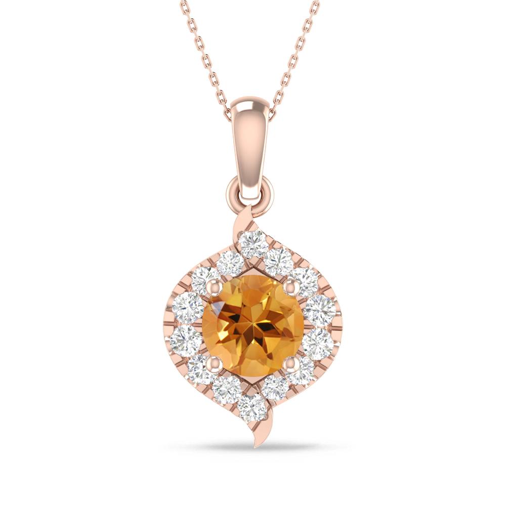 Rose Gold - Citrine