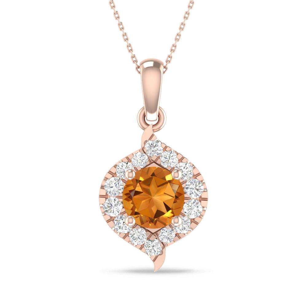 Rose Gold - Citrine