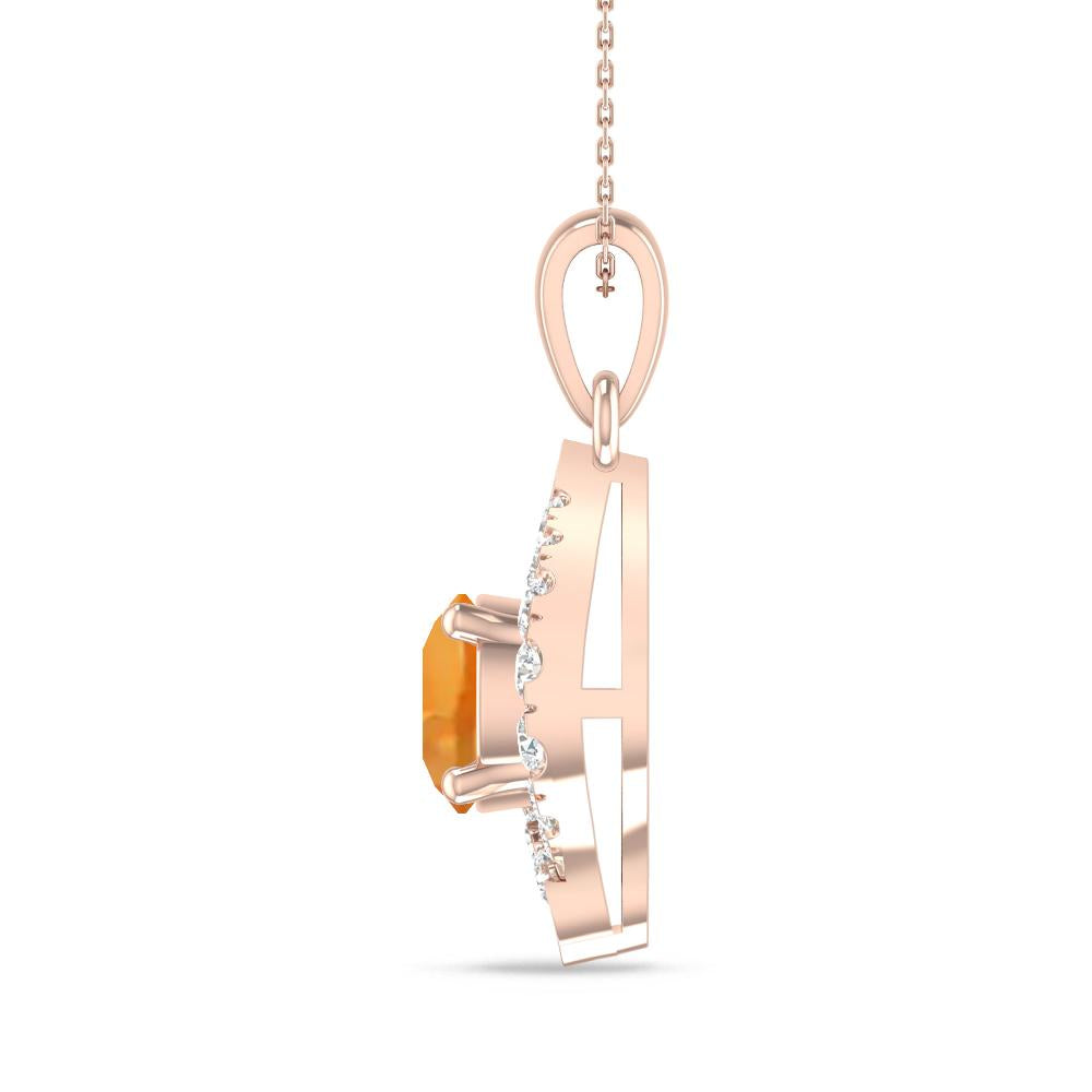 Rose Gold - Citrine