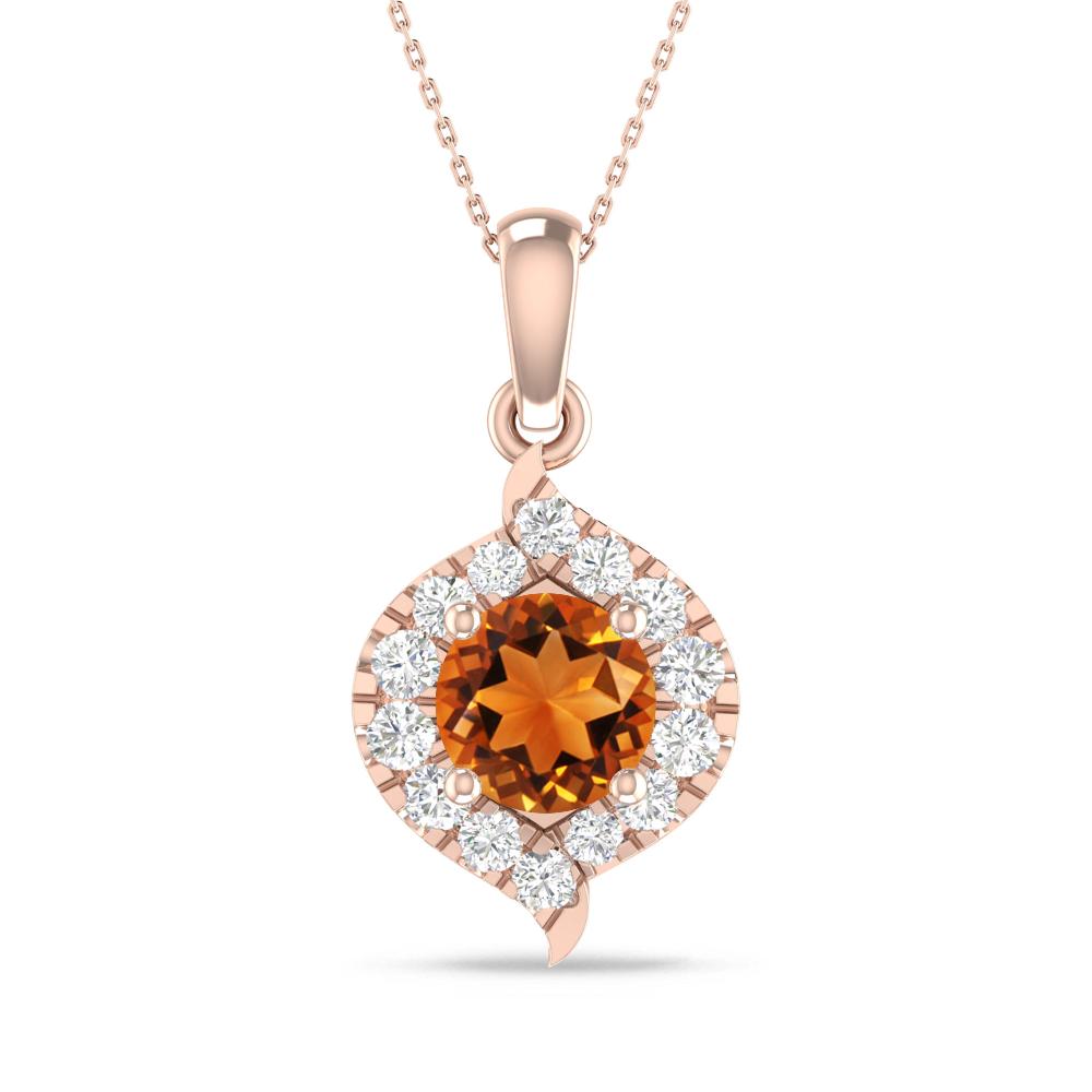 Rose Gold - Citrine