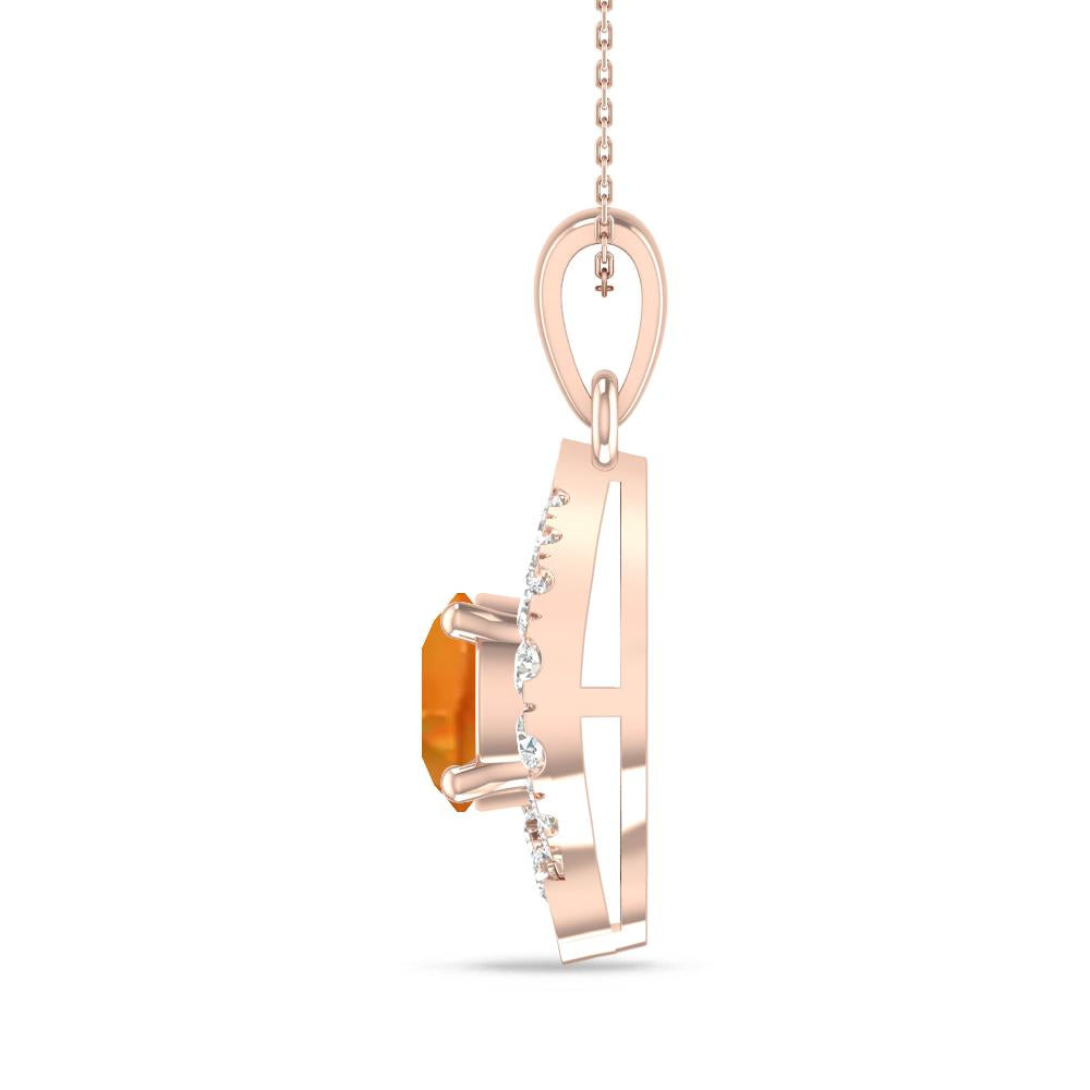 Rose Gold - Citrine