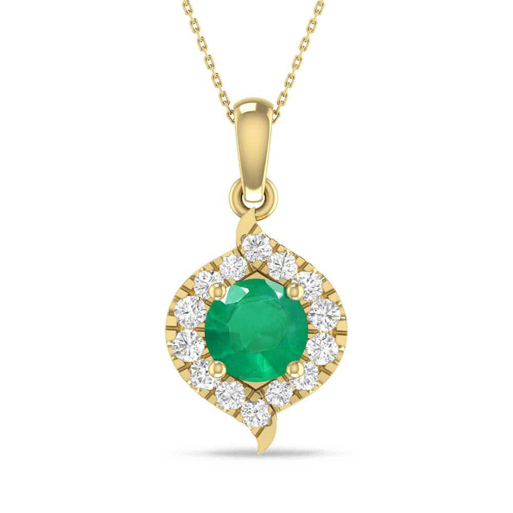 Yellow Gold - Emerald