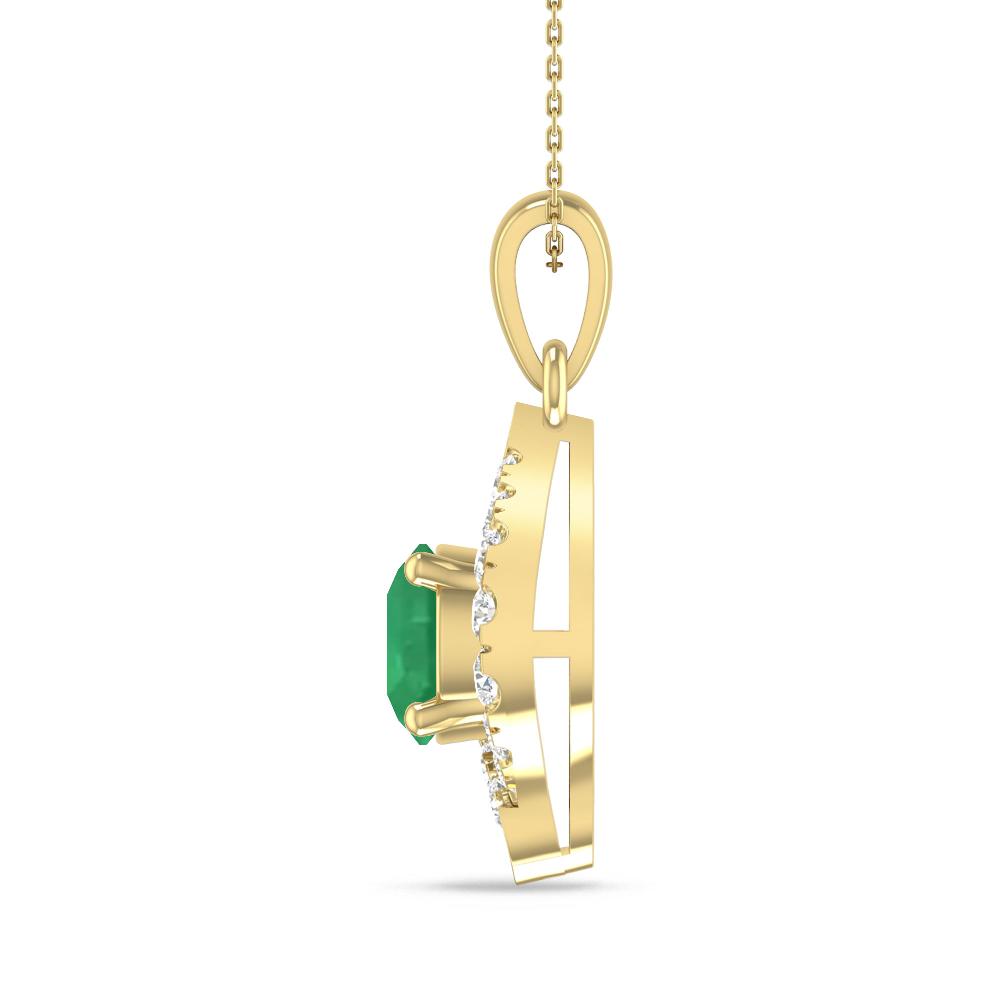 Yellow Gold - Emerald